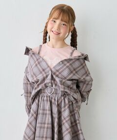 ANY / エニィ シャツ・ブラウス | オンオフショルダー チェックシャツ