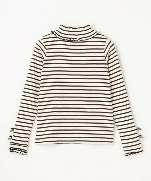 ANY / エニィ カットソー | 【チョコレート シリーズ】フリル ハイネック 長袖Tシャツ | 詳細12