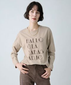 ANY / エニィ カットソー | ロングスリーブロゴＴシャツ