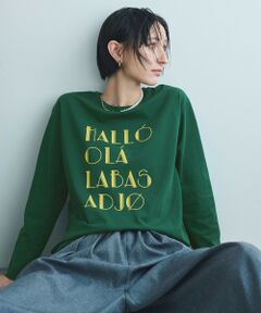 ANY / エニィ カットソー | ロングスリーブロゴＴシャツ