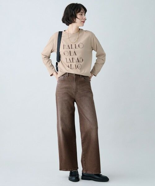 ANY / エニィ カットソー | ロングスリーブロゴＴシャツ | 詳細3