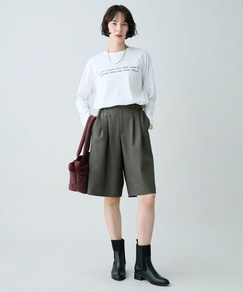 ANY / エニィ カットソー | ロングスリーブロゴＴシャツ | 詳細9