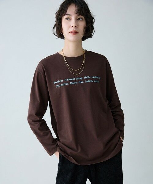 ANY / エニィ カットソー | ロングスリーブロゴＴシャツ | 詳細15