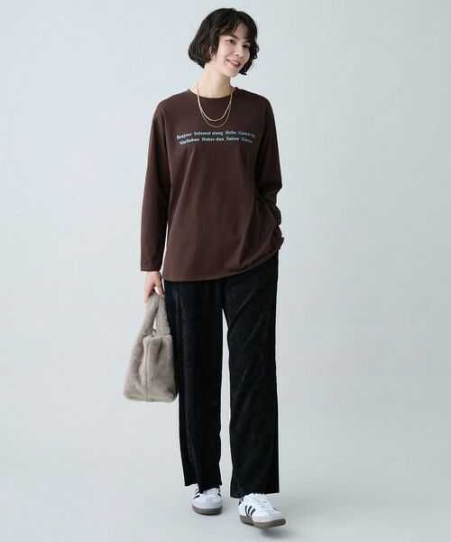 ANY / エニィ カットソー | ロングスリーブロゴＴシャツ | 詳細16