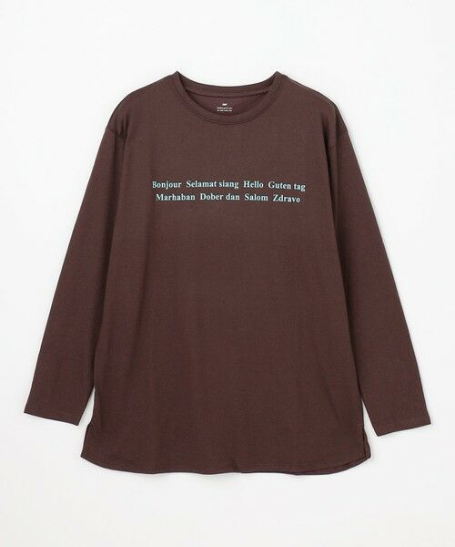 ANY / エニィ カットソー | ロングスリーブロゴＴシャツ | 詳細19