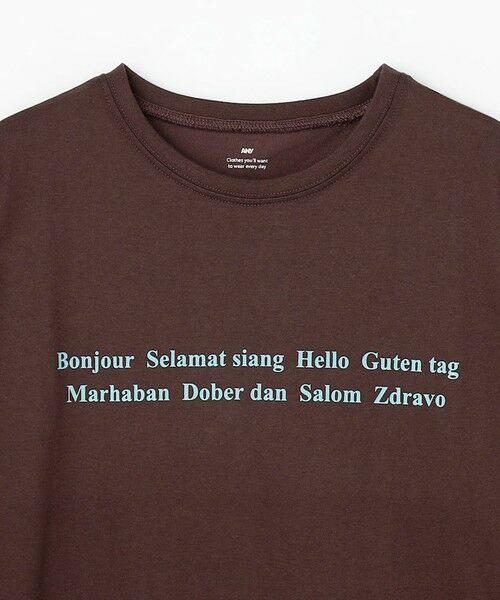 ANY / エニィ カットソー | ロングスリーブロゴＴシャツ | 詳細21