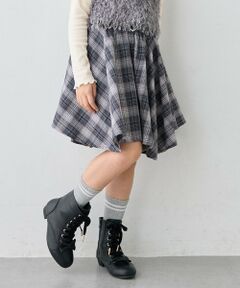 ANY / エニィ ミニ・ひざ丈スカート | イレヘム チェックガーリースカパン