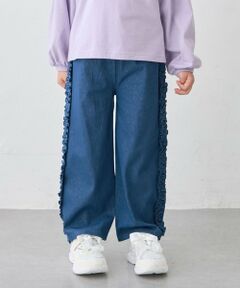 ANY / エニィ その他パンツ | 【ときめきストレッチ】サイドフリル カットパンツ