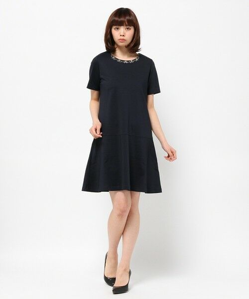 セール コンパクトsilポンチ ワンピース ミニ丈 ひざ丈ワンピース Any Sis エニィスィス ファッション通販 タカシマヤファッションスクエア