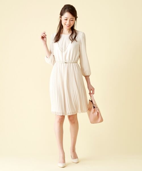 セール 洗える フェミニンプリーツ ワンピース ミニ丈 ひざ丈ワンピース Any Sis エニィスィス ファッション通販 タカシマヤファッションスクエア