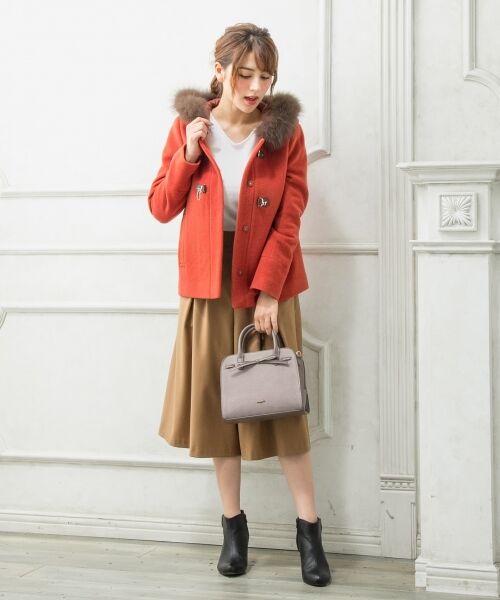 【ファー取り外し可】ロイヤルモッサ ダッフルコート