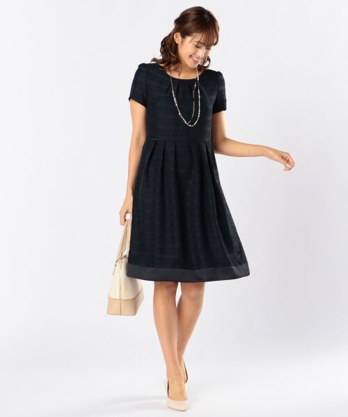 セール 洗える シアージャガードボーダー ワンピース ミニ丈 ひざ丈ワンピース Any Sis エニィスィス ファッション通販 タカシマヤファッションスクエア