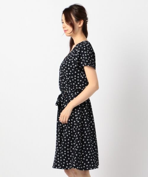 セール 洗える フラワードットカシュ ワンピース ミニ丈 ひざ丈ワンピース Any Sis エニィスィス ファッション通販 タカシマヤファッションスクエア