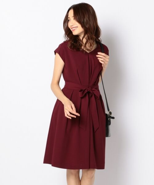 セール 洗える タックフレア ワンピース ミニ丈 ひざ丈ワンピース Any Sis エニィスィス ファッション通販 タカシマヤファッションスクエア