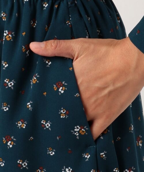 セール 洗える プチフラワーロング ワンピース ミニ丈 ひざ丈ワンピース Any Sis エニィスィス ファッション通販 タカシマヤファッションスクエア