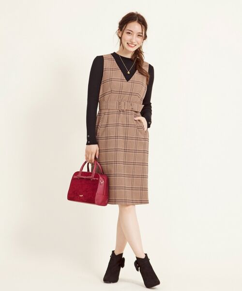 人気の雑貨がズラリ 新品 Anysis トラッドレディ ジャンスカ ワンピース Ingni 好き ひざ丈ワンピース Cincinnatieastsiderotary Org