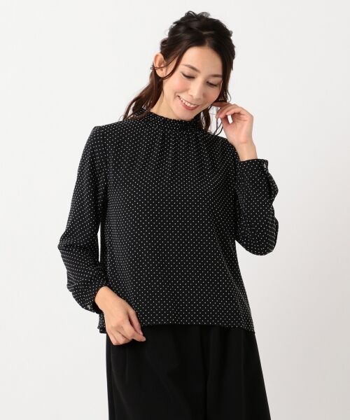 セール 洗える フロッキードットシフォン ブラウス トップス Any Sis エニィスィス ファッション通販 タカシマヤファッションスクエア