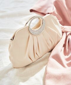 ANY SIS / エニィスィス クラッチ・パーティバッグ | 【2WAY】ビジューサークルハンドル クラッチバッグ