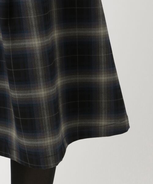 セール 9周年記念web限定 T Rチェック裏起毛ドッキング ワンピース ミニ丈 ひざ丈ワンピース Any Sis エニィスィス ファッション通販 タカシマヤファッションスクエア