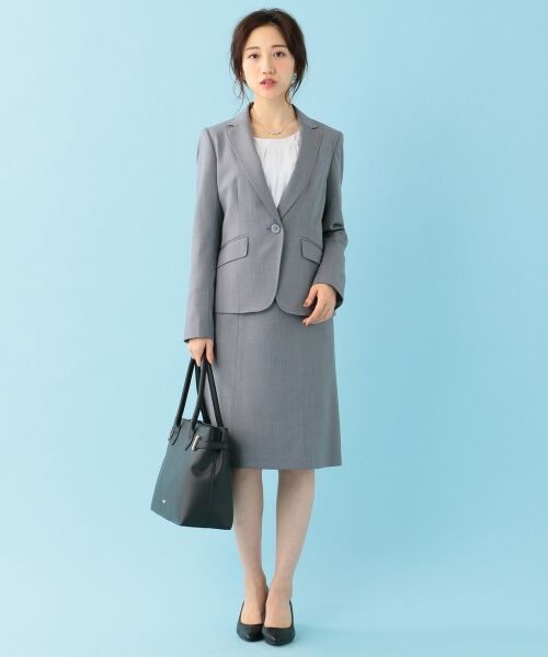 any SiS / エニィスィス ミニ・ひざ丈スカート | 【洗える】ウォッシャブルT/Wスーツ スカート | 詳細2