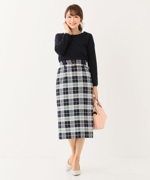 any SiS / エニィスィス ミニ・ひざ丈スカート | スプリングチェックナロー スカート | 詳細26
