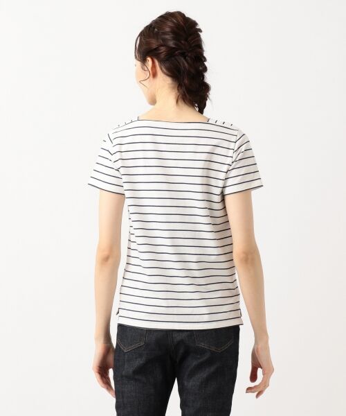 any SiS / エニィスィス Tシャツ | 【UV・防シワ】L'aube フレンチボーダー カットソー（半袖） | 詳細12
