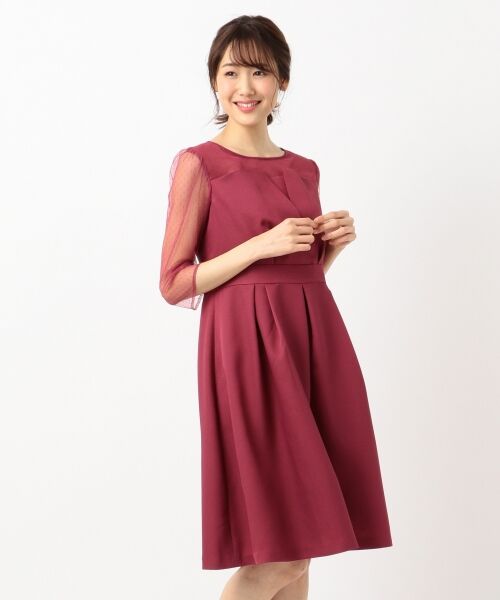 any SiS / エニィスィス ドレス | 【洗える】ビスチェ風ドットチュール ドレス | 詳細11