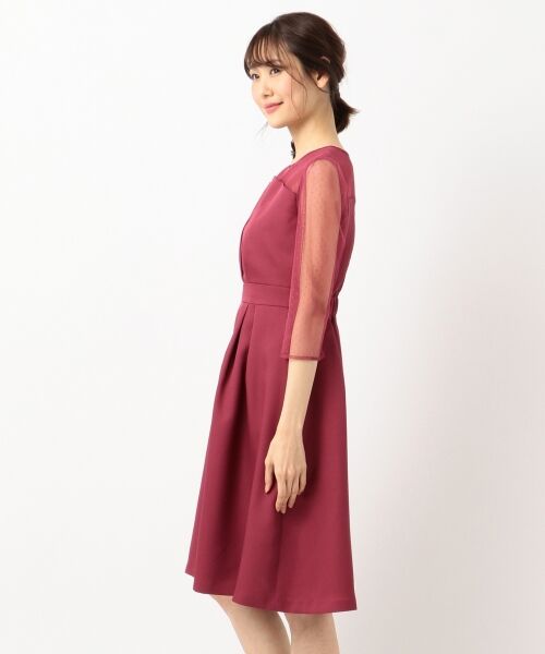 any SiS / エニィスィス ドレス | 【洗える】ビスチェ風ドットチュール ドレス | 詳細12