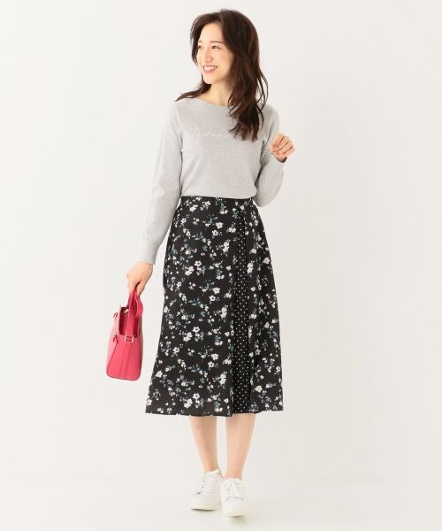 any SiS / エニィスィス ミニ・ひざ丈スカート | 【洗える】MIXパターンジョーゼット スカート | 詳細4