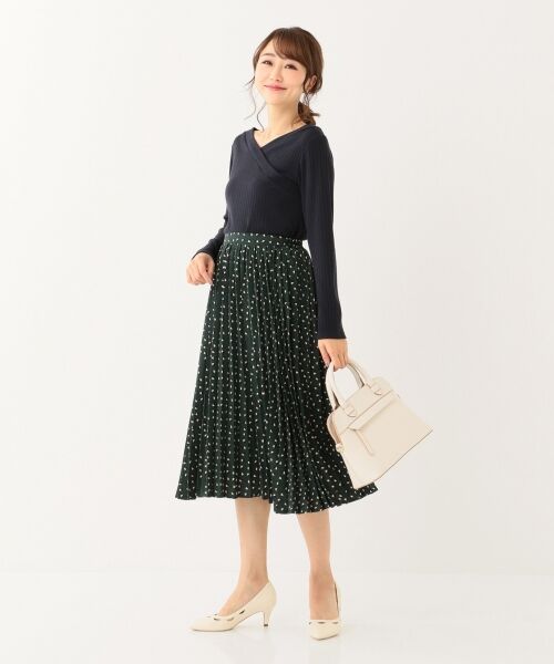 any SiS / エニィスィス ミニ・ひざ丈スカート | 【洗える】ジオメトリープリント スカート | 詳細2