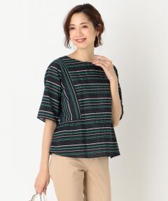 ANY SIS / エニィスィス トップス | 【洗える】スプリングボーダー ブラウス