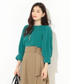 ANY SIS / エニィスィス トップス | 【洗える】ボリュームスリーブジョーゼット ブラウス