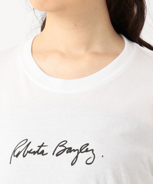 any SiS / エニィスィス Tシャツ | 【L'aube】RobertaBayleyバッグフォト Tシャツ | 詳細5