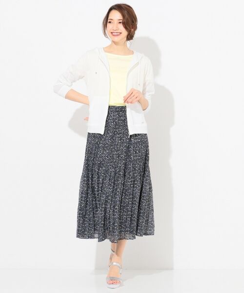 any SiS / エニィスィス ミニ・ひざ丈スカート | 【洗える】プチフラワースパンローン スカート | 詳細18