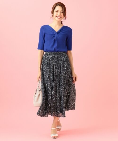 any SiS / エニィスィス ミニ・ひざ丈スカート | 【洗える】プチフラワースパンローン スカート | 詳細15