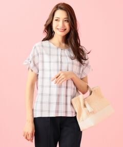 ANY SIS / エニィスィス トップス | 【洗える】リボンスリーブ ブラウス