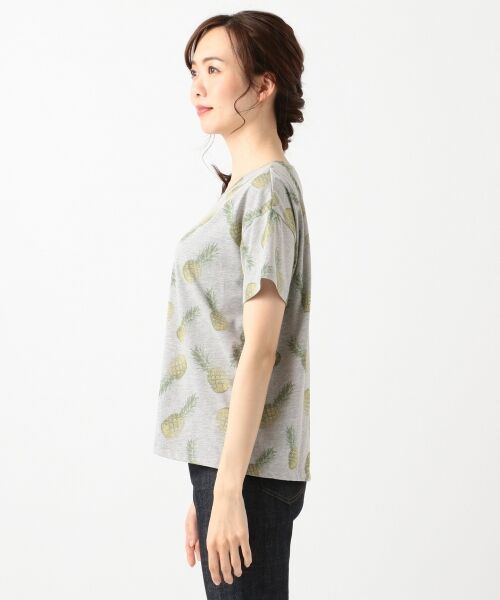 any SiS / エニィスィス Tシャツ | 【L'aube】パイナップルプリント Tシャツ | 詳細2