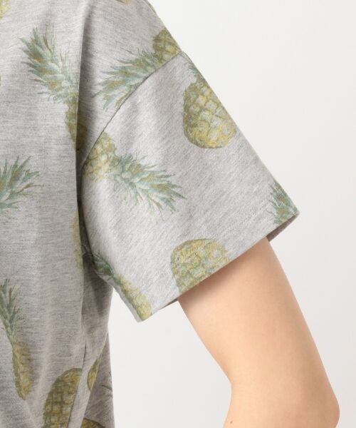 any SiS / エニィスィス Tシャツ | 【L'aube】パイナップルプリント Tシャツ | 詳細5