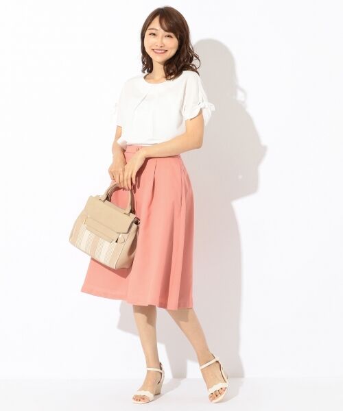 any SiS / エニィスィス ミニ・ひざ丈スカート | 【洗える】フロントボタンタック スカート | 詳細5