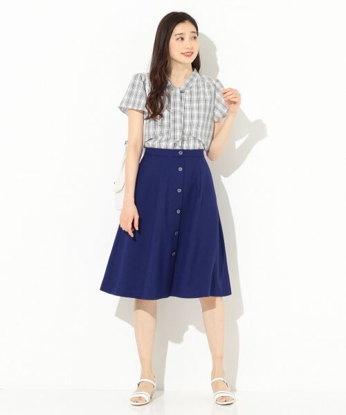 any SiS / エニィスィス ミニ・ひざ丈スカート | 【洗える】フロントボタンタック スカート | 詳細21