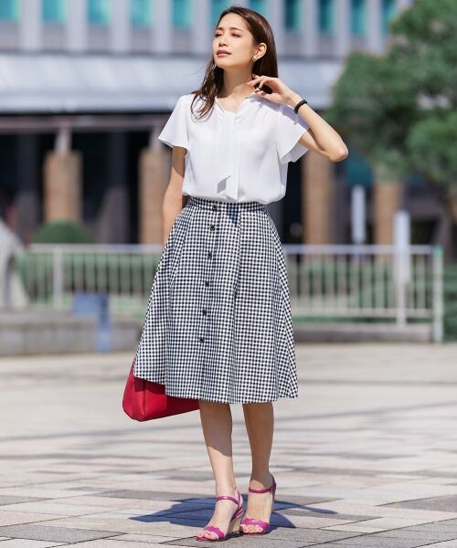 any SiS / エニィスィス ミニ・ひざ丈スカート | 【洗える】フロントボタンタック スカート | 詳細29