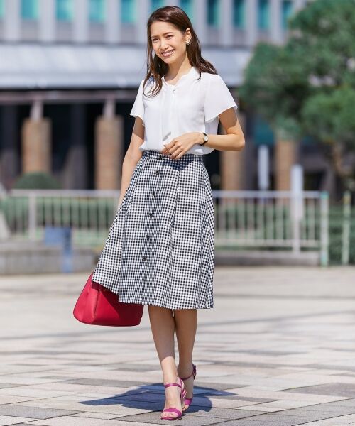 any SiS / エニィスィス ミニ・ひざ丈スカート | 【洗える】フロントボタンタック スカート | 詳細30