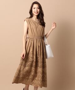 ANY SIS / エニィスィス ミニ丈・ひざ丈ワンピース | エンブロイダリーマキシ ワンピース