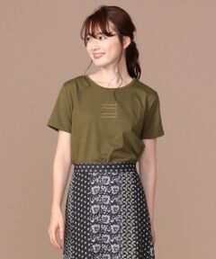 【UVケア】ロゴプリント Tシャツ