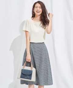 ANY SIS / エニィスィス ミニ丈・ひざ丈ワンピース | エンブロイダリースカート セットアップ