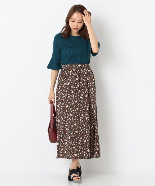any SiS / エニィスィス ミニ・ひざ丈スカート | 【洗える】MIX pattern プリント スカート | 詳細11