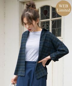 ANY SIS / エニィスィス トップス | 【WEB限定色あり】L'aube ソフトネルチェック シャツブラウス