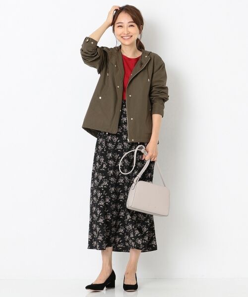 any SiS / エニィスィス ミニ・ひざ丈スカート | 【洗える】デシンフラワープリント スカート | 詳細6