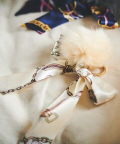 ANY SIS / エニィスィス キーホルダー・ストラップ | スカーフ付 ファーチャーム
