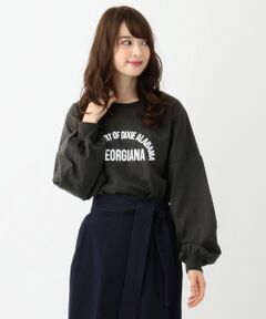 【L'aube】ロゴ ロング Tシャツ